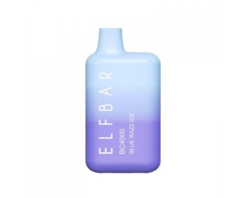 Купить Электронная сигарета Эльф Бар 4000 затяжек Голубика Малина Лёд (Elf Bar BC 4000 Blue Razz Ice) по оптовой цене