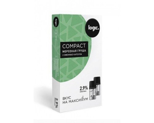 Купить Капсулы logic compact Морозная Груша 2,9% по оптовой цене