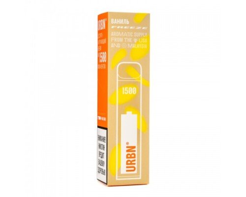 Купить Электронная сигарета Urbn Ваниль freeze 1500 затяжек по оптовой цене